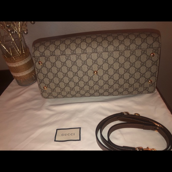 SOLD Gucci GG canvas Boston bag - Picture 5 of 15